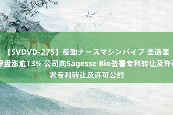 【SVDVD-275】夜勤ナースマシンバイブ 圣诺医药-B早盘涨逾13% 公司向Sagesse Bio签署专利转让及许可公约