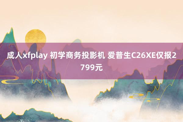 成人xfplay 初学商务投影机 爱普生C26XE仅报2799元